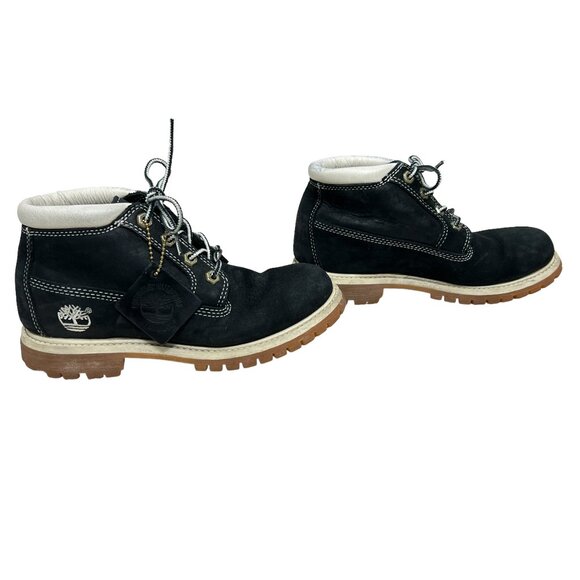 Timberland Nellie Waterproof Suede Leather Low Top women's ankle snow boots Sz 6 - Picture 1 of 13